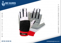 Sailing Gloves Grey Black And White Sailing Gloves Grey Black And White