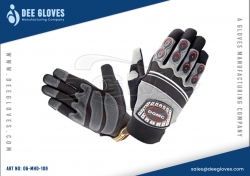 Heavy Duty Mechanics Gloves Grey And Light Grey Style