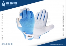 Light Duty Mechanics Gloves Sky Blue And White