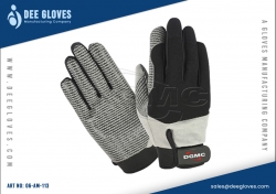 Auto Moto Mechanics Gloves Grey And Black