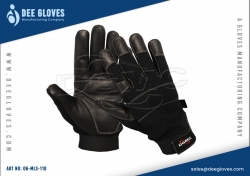 Best Selling Leather Mechanics Gloves Black