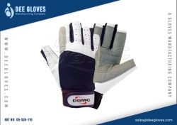 Sailing Gloves Dark Blue And Grey With White Sailing Gloves Dark Blue And Grey With White