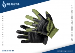 Tactical Gloves Green And Black