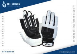 Sailing Gloves White And Black Panel
