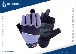 Light Duty Mechanics Gloves Blue And Black