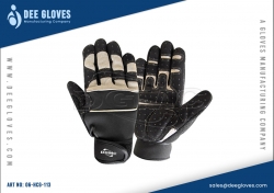 Hardware Construction Gloves Black And Peach