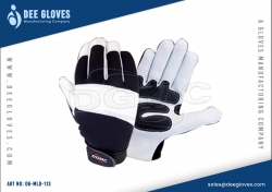 Light Duty Mechanics Gloves Black And White Style Light Duty Mechanics Gloves Black And White Style