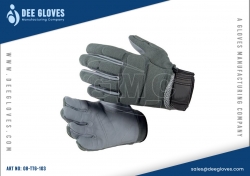 Tactical Gloves Grey And Dark Grey