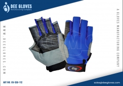 Sailing Gloves Blue Black And Grey Sailing Gloves Blue Black And Grey