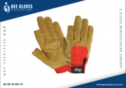 Sailing Gloves Brown And Orange Sailing Gloves Brown And Orange