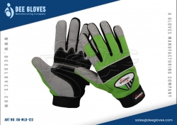 Light Duty Mechanics Gloves Green Black And Grey 