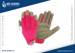 Hardware Construction Gloves Pink 