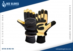 Light Duty Mechanics Gloves Peach And Black
