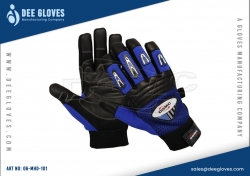 Heavy Duty Mechanics Gloves Dark Blue And Black