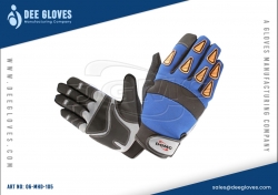 Heavy Duty Mechanics Gloves Grey Dark Grey And Blue